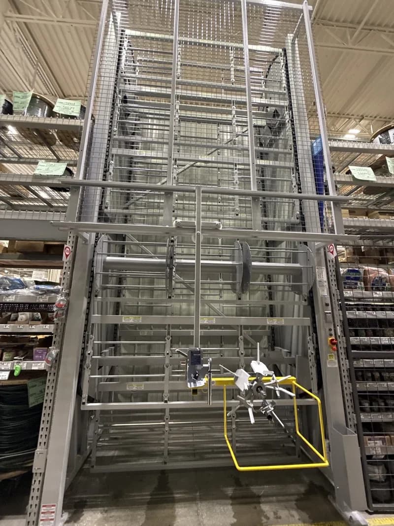 Automated storage equipment relocation