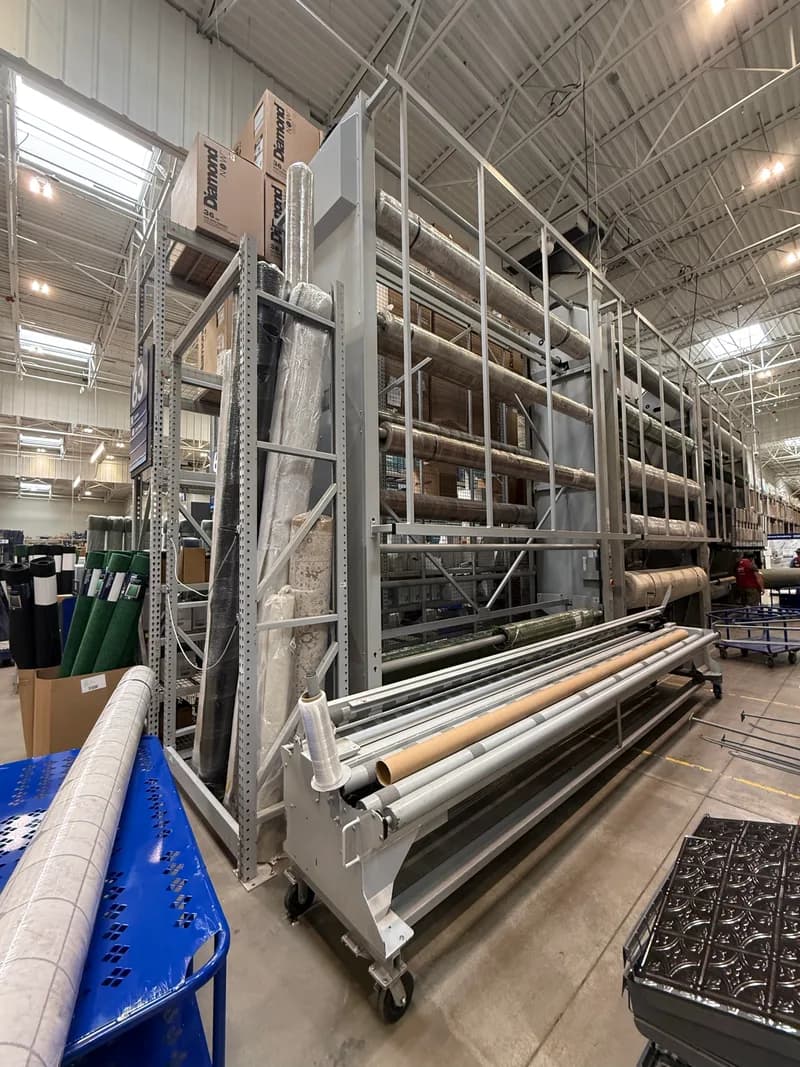 Automated storage service and repair field work